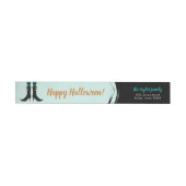 Wicked Hexenstiefel Halloween Address Labels (Person)