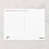 Wicked Hexenübergabe Broomstick Postkarte (Rückseite)