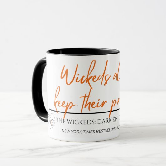 Wicked immer ihre Versprechen Tasse Behalten (Vorderseite Links)