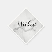Wicked in Marble Halloween Napkin Serviette (Ecke)