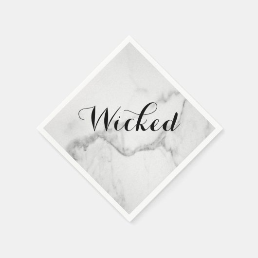 Wicked in Marble Halloween Napkin Serviette (Ecke)