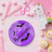 Wicked Junggeselinnen-Abschied Black Bat Witchy Pappteller (Party)