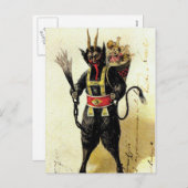 Wicked Krampus Beängstigend Demo Weihnachten Weihn (Vorne/Hinten)