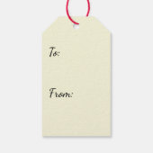 Wicked Krampus Beängstigend Demo Weihnachten Weihn Geschenkanhänger (Rückseite)