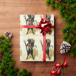Wicked Krampus Beängstigend Demo Weihnachten Weihn Geschenkpapier