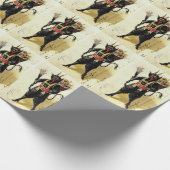 Wicked Krampus Beängstigend Demo Weihnachten Weihn Geschenkpapier (Ecke)