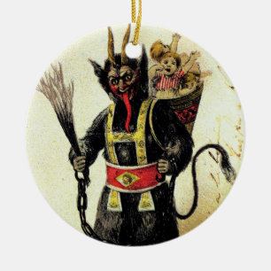 Wicked Krampus Beängstigend Demo Weihnachten Weihn Keramikornament