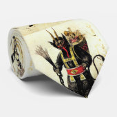 Wicked Krampus Beängstigend Demo Weihnachten Weihn Krawatte (Gerollt)