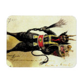Wicked Krampus Beängstigend Demo Weihnachten Weihn Magnet (Horizontal)