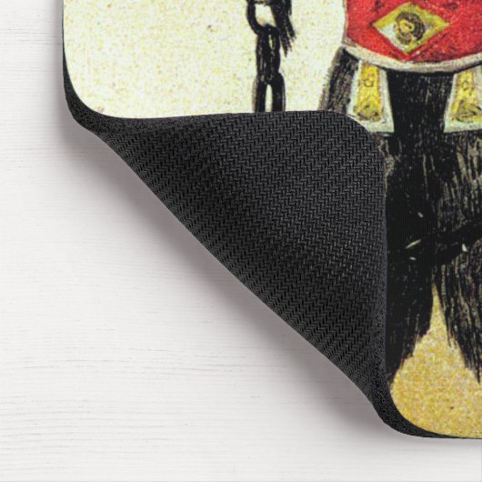 Wicked Krampus Beängstigend Demo Weihnachten Weihn Mousepad (Ecke)