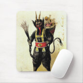 Wicked Krampus Beängstigend Demo Weihnachten Weihn Mousepad (Mit Mouse)