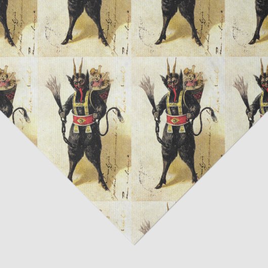 Wicked Krampus Beängstigend Demo Weihnachten Weihn Seidenpapier (Ausschnitt)