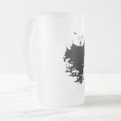 Wicked Mane Mattglas Bierglas (Vorderseite Links)