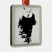 Wicked Mane Ornament Aus Metall (Rechts)