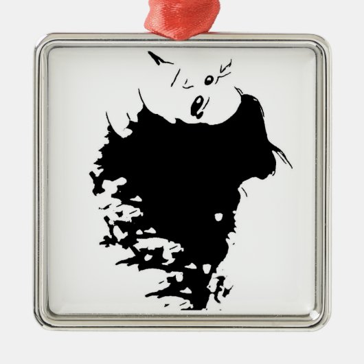 Wicked Mane Ornament Aus Metall (Vorne)