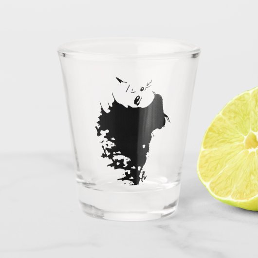 Wicked Mane Schnapsglas (Vorderseite)