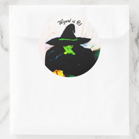 WICKED MELTING WITCH RUNDER AUFKLEBER (Tasche)