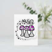 Wicked Mushroom Postkarte (Stehend Vorderseite)