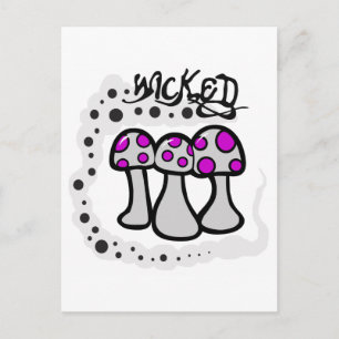 Wicked Mushroom Postkarte