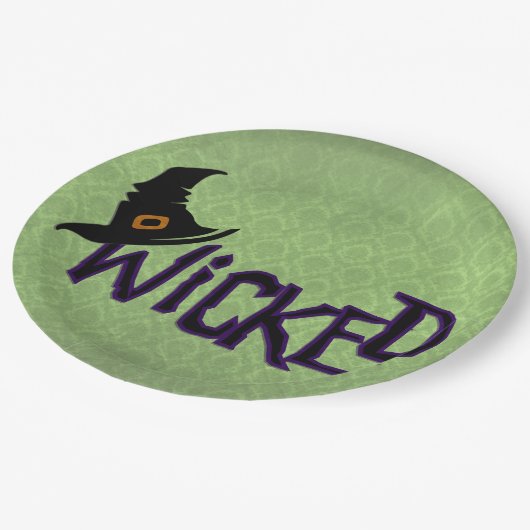 'Wicked' Paper Plates Pappteller (Schrägansicht)