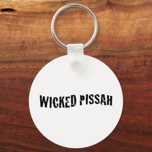 Wicked Pissah Schlüsselanhänger (Vorderseite)