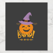 Wicked Pumpkin Weinetikett (Einzelnes Label)