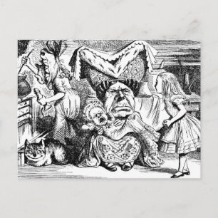 Wicked Queen, Baby, Cook und Alice Postkarte