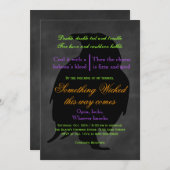 Wicked Raven Halloween Einladung (Vorne/Hinten)