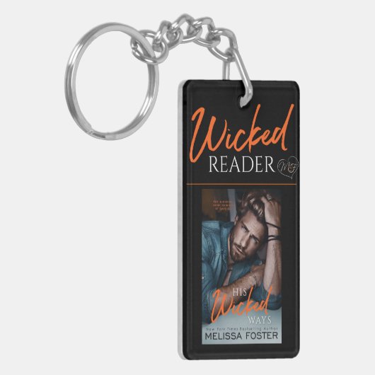Wicked Reader - Seine geknackte Art zu Keyring Schlüsselanhänger (Vorderseite links)