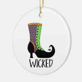 Wicked Shoe Keramik Ornament (Links)