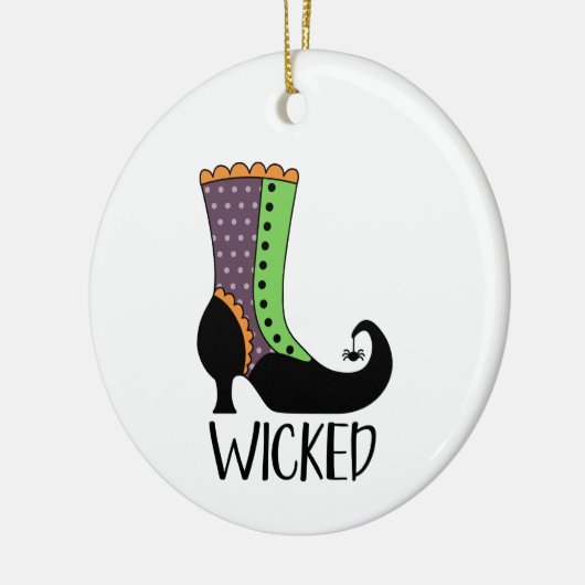 Wicked Shoe Keramik Ornament (Links)