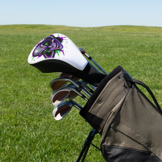 Wicked Shot Alien Golf Headcover (In SItu)
