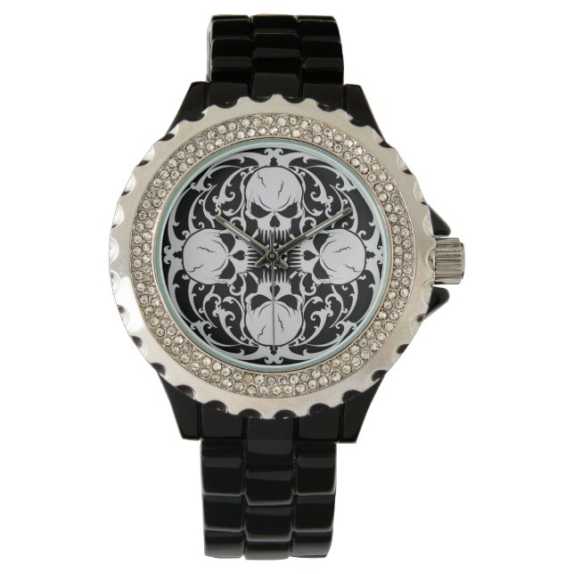 Wicked Skulls Armbanduhr (Vorderseite)