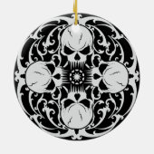 Wicked Skulls Keramik Ornament (Hinten)