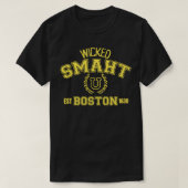 Wicked Smaht U Boston est 1630 2 T-Shirt (Design vorne)
