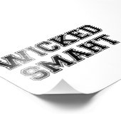 Wicked Smart (Smaht) Uni Boston Fotodruck (Ecke)