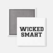 Wicked Smart (Smaht) Uni Boston Magnet (Vorderseite/Rückseite)