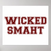 Wicked Smart (Smaht) Uni Boston Poster (Vorne)