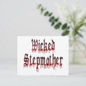 Wicked Stepmutter Postkarte (Stehend Vorderseite)