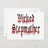 Wicked Stepmutter Postkarte (Vorne/Hinten)