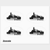 Wicked Strong-Autoaufkleber Ovaler Aufkleber (Blatt)