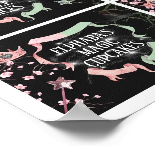 Wicked Theme Food Signs Poster (Ecke)