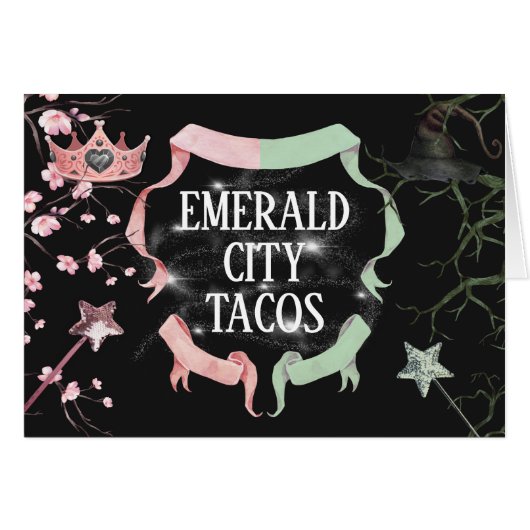 Wicked Theme Zent Food Card (Vorderseite (Horizontal))