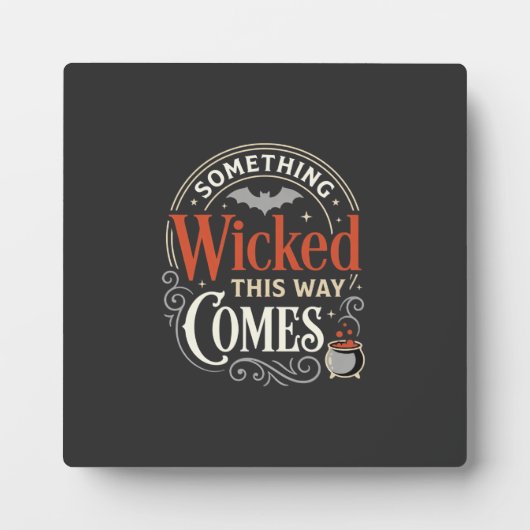 Wicked This Way Comes Halloween-Design_1 Fotoplatte (Vorderseite)