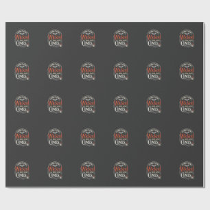 Wicked This Way Comes Halloween-Design_1 Geschenkpapier