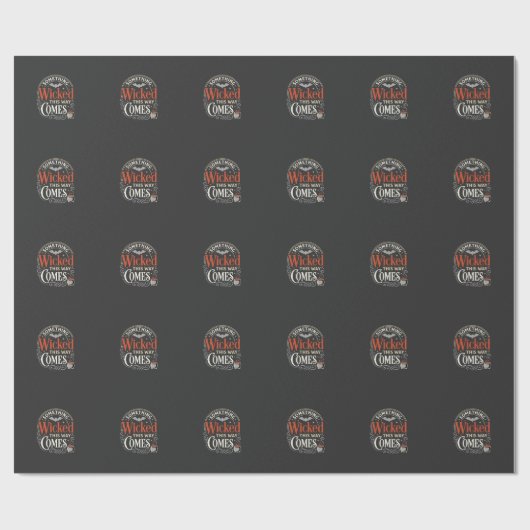 Wicked This Way Comes Halloween-Design_1 Geschenkpapier (Flach)