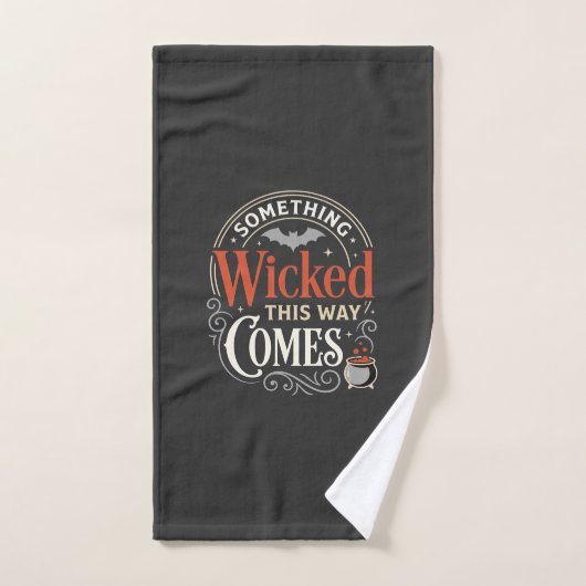 Wicked This Way Comes Halloween-Design_1 Handtuch (Handtuch)