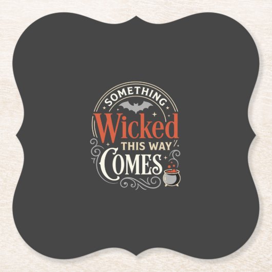 Wicked This Way Comes Halloween-Design_1 Untersetzer (Vorderseite)