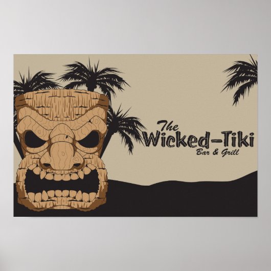 Wicked Tiki Bar Poster (Vorne)