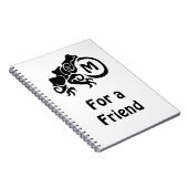 Wicked Tribal Monogram Notizblock (Rechte Seite)
